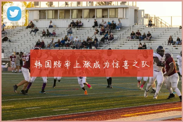 韩国赔率上涨成为惊喜之队